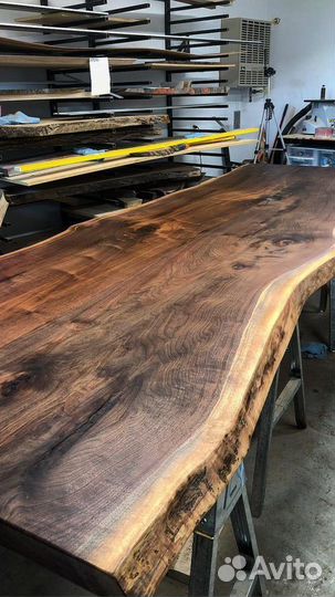 Слэб дерева и спилы. Орех, грецкий орех, платан