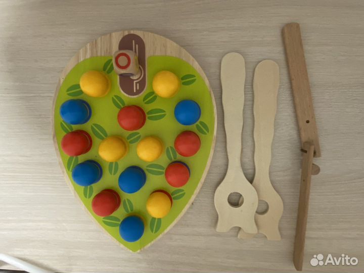 Деревянные игрушки монтессори