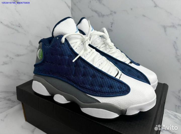 Кроссовки nike air jordan 13 blue