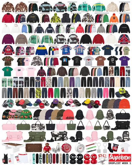Supreme week 1 куртка,штаны,футболка