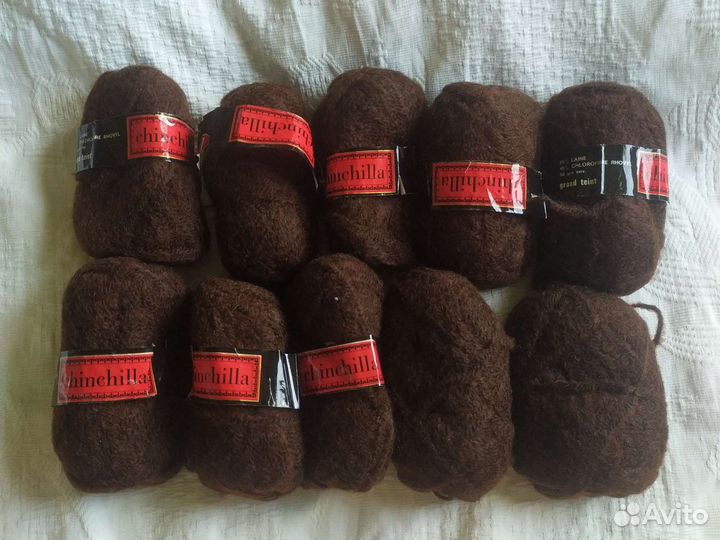 Пряжа букле Франция шерсть винтаж