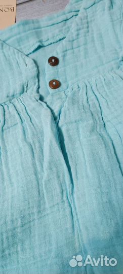 Платье для девочки 92-104 Муслин, сатин