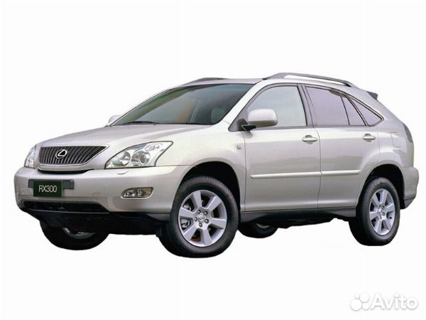 Защита двигателя Toyota Harrier (XU30) 03-13 / Lexus RX 03-09 (Задняя часть)
