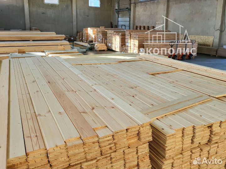 Вагонка Штиль Сосна/Ель сорт ав