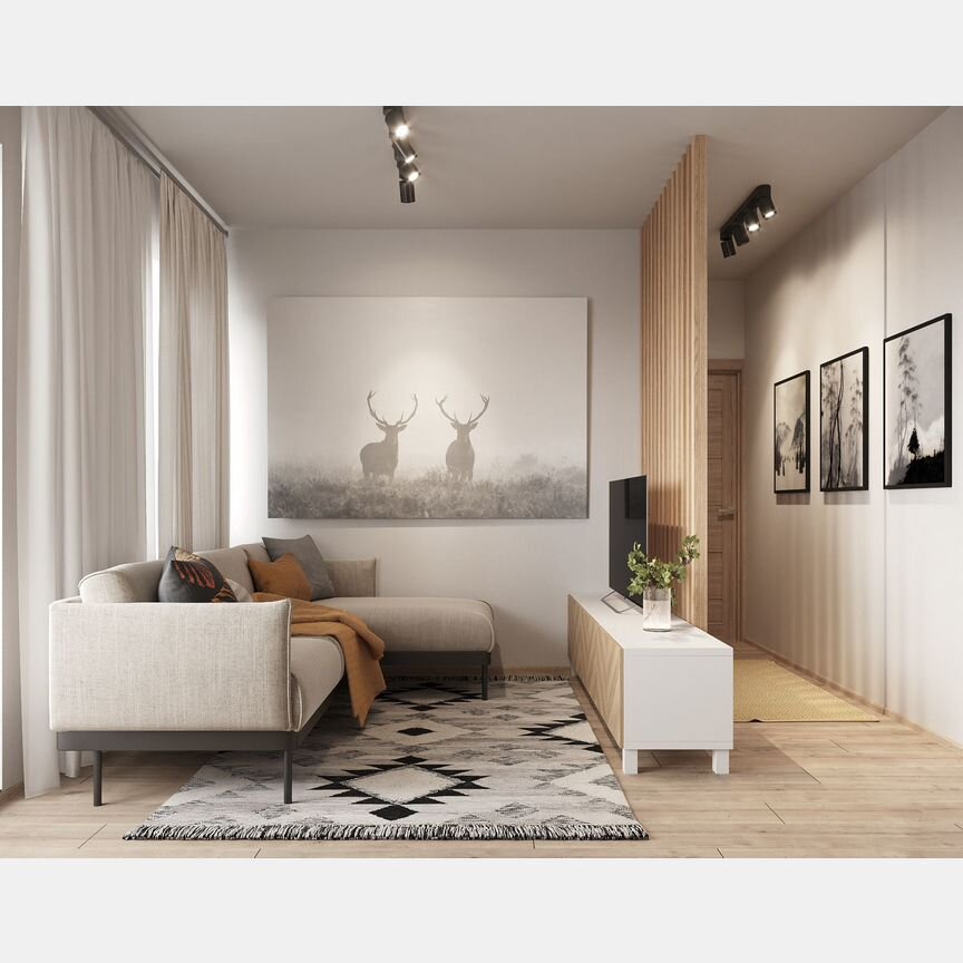 2-к. квартира, 52,7 м², 1/24 эт.
