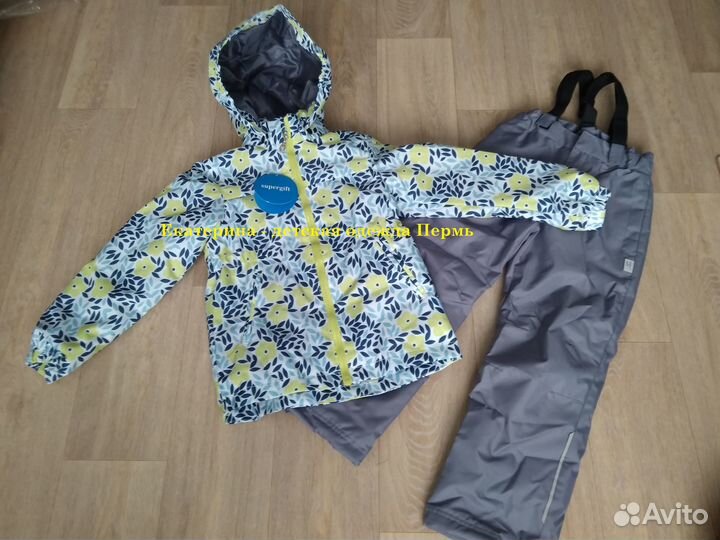 Детский демисезонный костюм для девочки 104 - 146