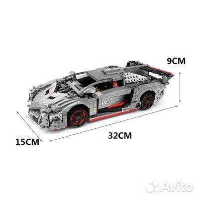 Конструктор Mould King Lamborghini Veneno (1170 де