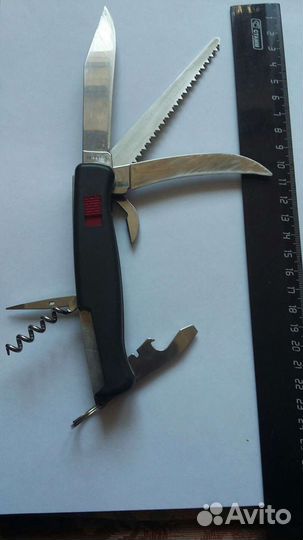 Нож складной швейцарский