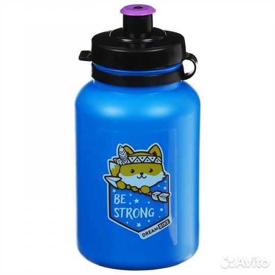 Фляжка Детская с флягодержателем Dream Bike Синий