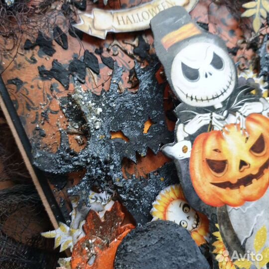 Открытка на Хэллоуин ручная работа
