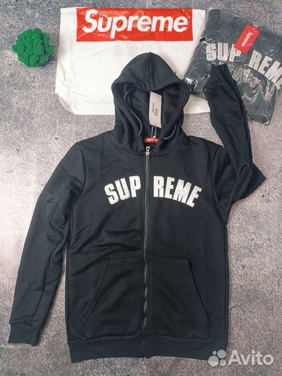 Зип худи supreme