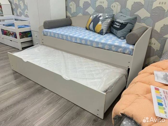 Кровать доп место лдсп для малыша без мягкой спинк