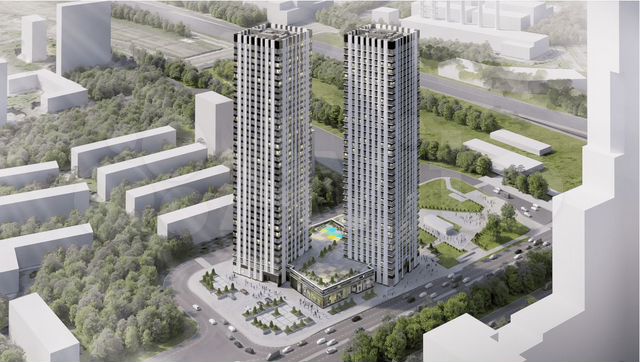 1-к. квартира, 45,6 м², 3/36 эт.