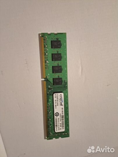 Оперативная память ddr3 4gb crucial