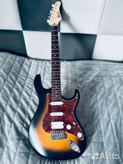 Набор для начинающего(гитара, комбик, шнур, чехол)