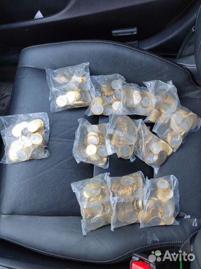 Биметалические монеты мешк. 10 р., Моск. обл., У