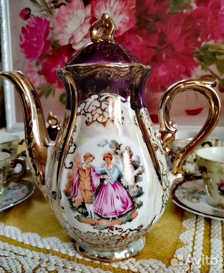 Кофейный японский сервиз