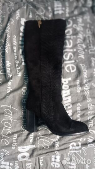 Сапоги зимние натуральная замок 40 размер