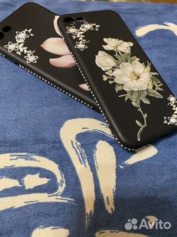 Чехол на iPhone 7, защитное стекло