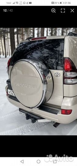 Чехол запасного колеса land cruiser