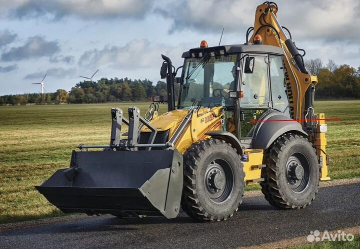 Стекло двери нижнее для погрузчика New Holland