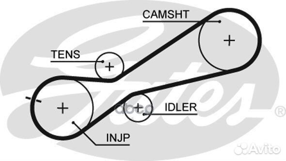 Комплект грм VAG A2/3/4/6/fabia/golf/passat 1.4