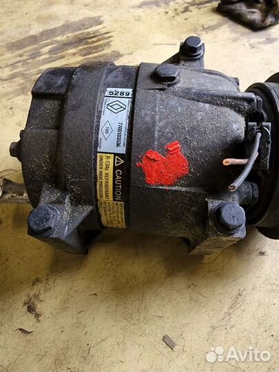 Компрессор кондиционера Рено Меган Сценик Лагуна