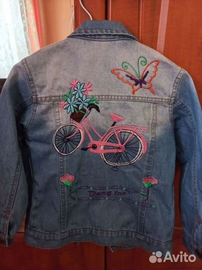 Джинсовая куртка для девочки 120