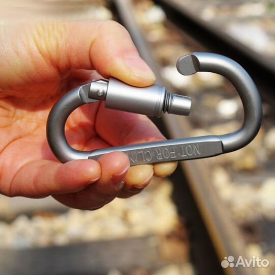 EDC карабин туристический алюминиевый, 10шт