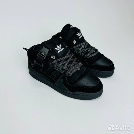 Кроссовки мужские зимние Adidas Forum Low BadBunny