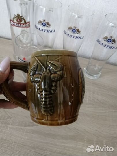 Пивные бокалы кружки