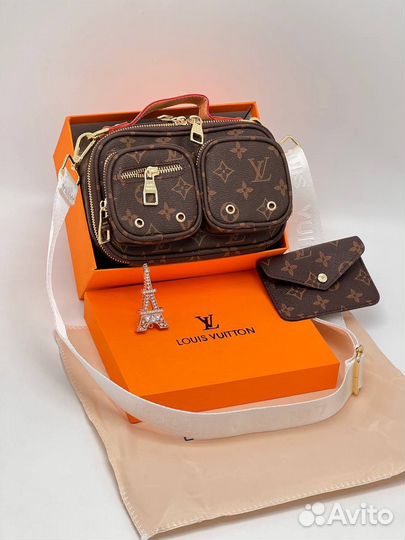 Сумка louis vuitton натуральная кожа