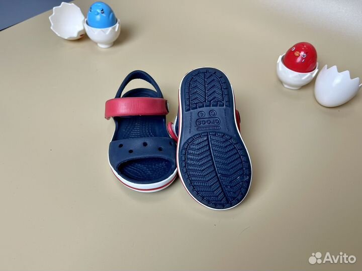 Новые сандалии Crocs c4 для мальчика