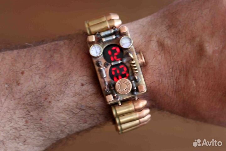 Часы стимпанк наручные