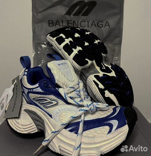 Baleciaga 10XL Sneaker in Blue White
