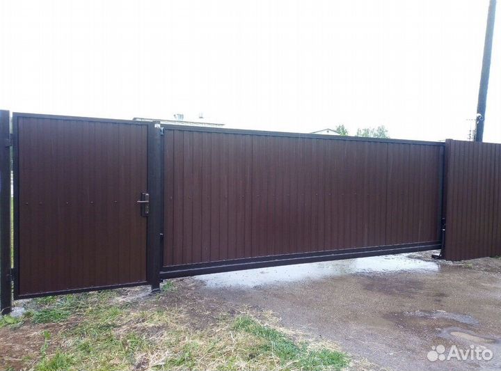 Откатные ворота 5 метров