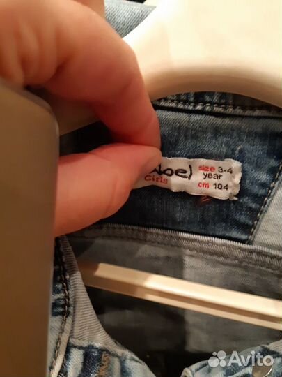 Летний джинсовый комплект для девочки