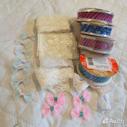 Ленты для рукоделия, тесьма, винтаж, дети, хлопок