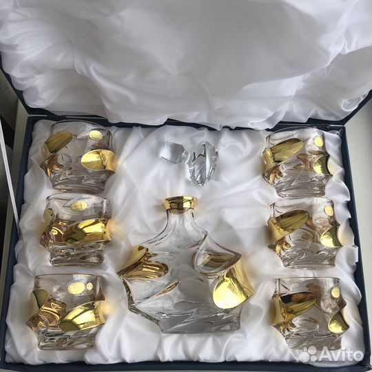 Набор бокалов для виски со штофом