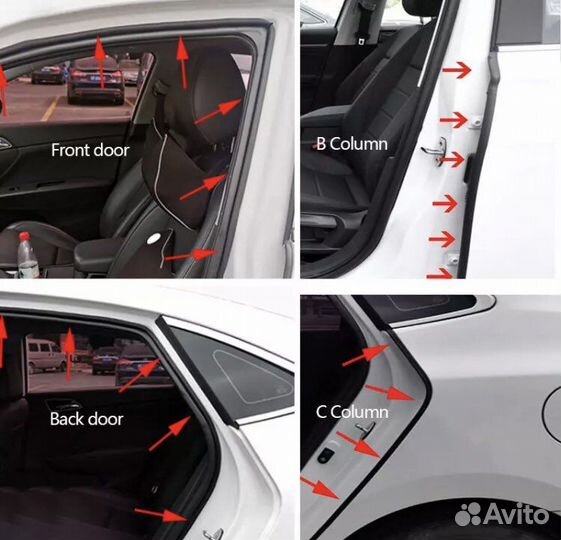 Уплотнительная резинка для авто