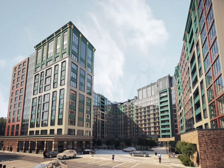 2-к. квартира, 66,4 м², 11/12 эт.