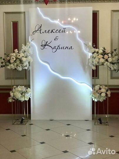 Свадебный декор, украшение свадебного зала