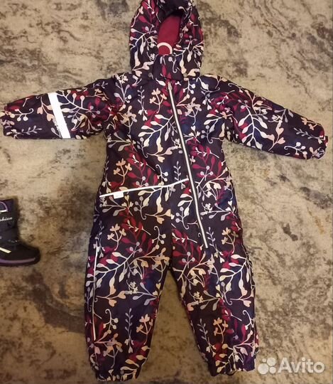 Зимний комбинезон для девочки 86+6 Lessia