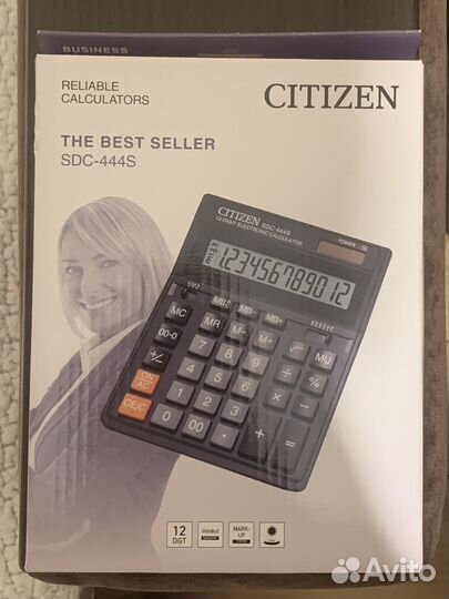Калькулятор настольный Citizen SDC-444S