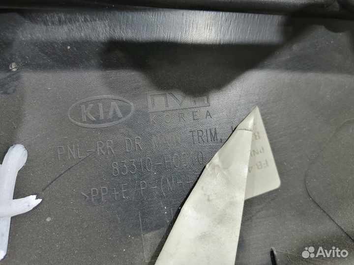 Обшивка двери задняя левая Kia Rio 4