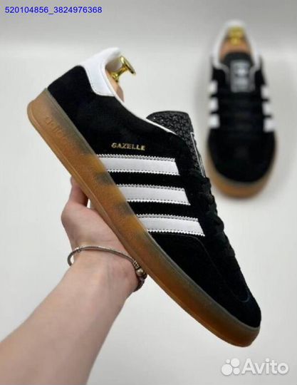 Кроссовки Adidas Gazelle Black (Арт.84312)