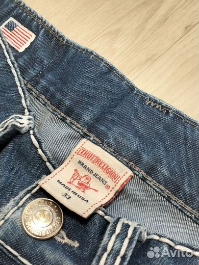 Джинсы true religion синие