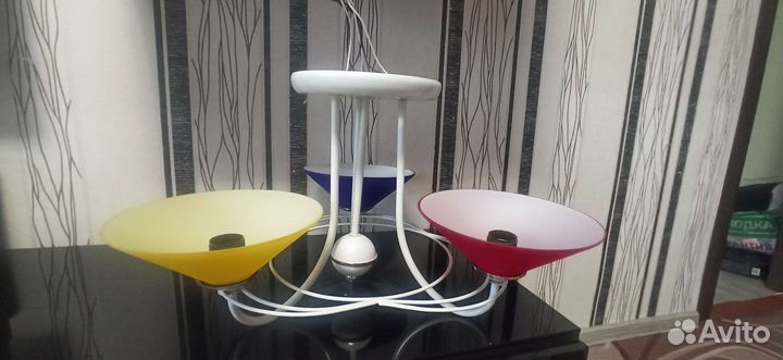 Люстра потолочная подвесная бу