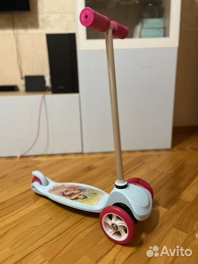 Самокат детский трехколесный reaction princess