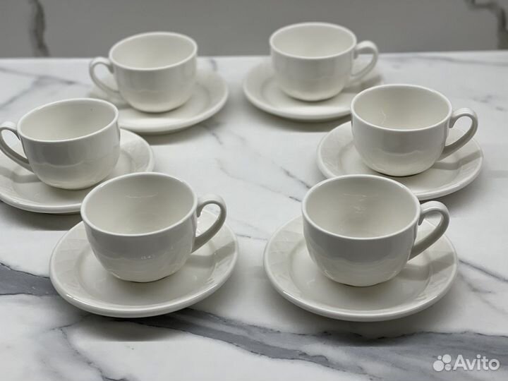 Кофейный сервиз villeroy&boch 12 предметов